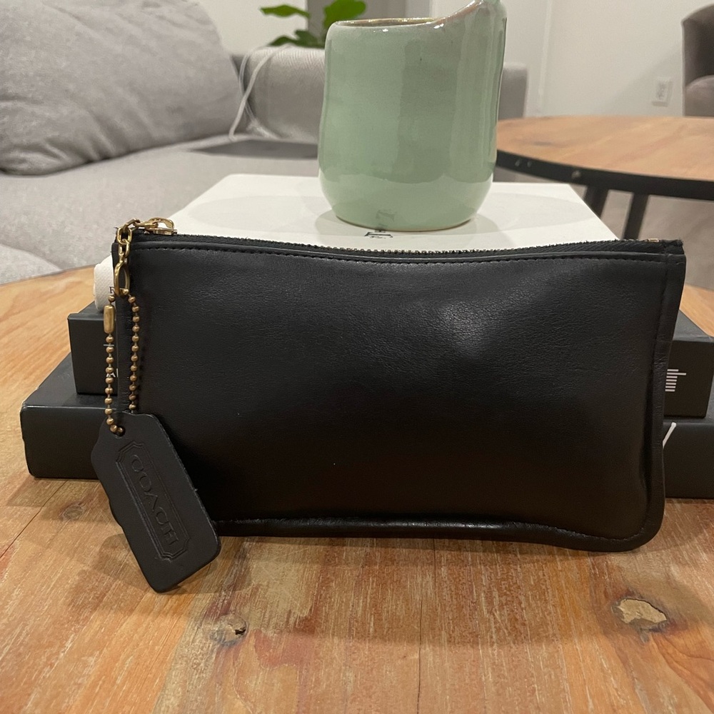 Vintage Coach Black Skinny Case